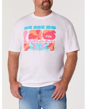 Mls Big & Tall Miami Soccer T-Shirt - White