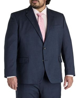 Haggar Big & Tall Twill Suit Jacket - Blue