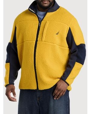 Nautica Big & Tall Elevated Nautex Zip-Front Jacket - Blue
