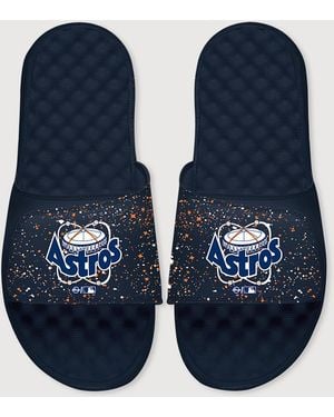 MLB Big & Tall Houston Logo Islide Sandals12 - Blue