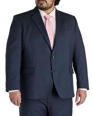 Haggar Big & Tall Twill Suit Jacket - Blue