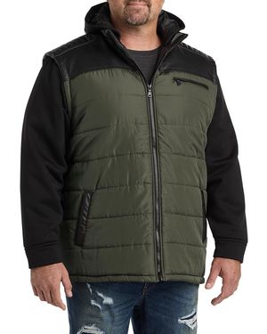 True Nation Big & Tall Vest Jacket - Gray