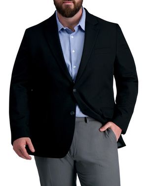 Haggar Big & Tall Active Series Blazer - Blue