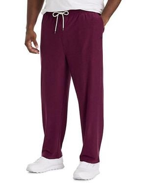 Reebok Big & Tall Performance Athletic-Fit Sweatpants - Purple