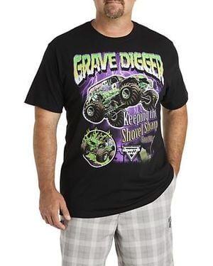 True Nation Big & Tall Grave Digger Graphic Tee - Black