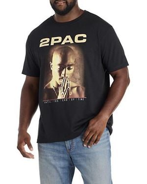 True Nation Big & Tall Tupac Graphic Tee - Black