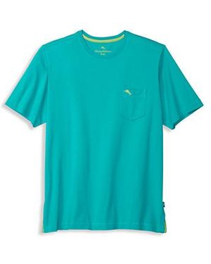 Tommy Bahama Big & Tall New Bali Skyline Pocket Tee - Blue