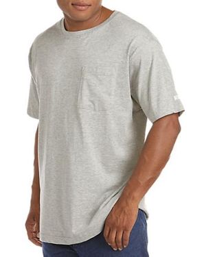 Bernè Big & Tall Heavyweight Short Sleeve Pocket Tee - Gray