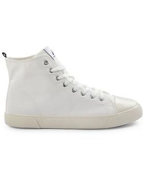 Nautica Big & Tall Mid-Top Sneakers - White