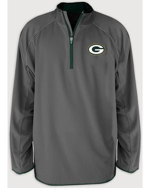 Nfl Big & Tall 1 4- Zip Pullover - Gray