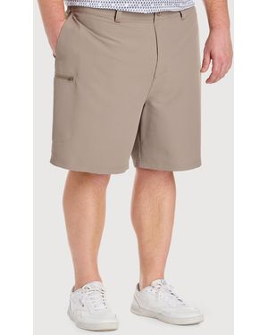 Reebok Big & Tall Golf Performance Cargo Shorts - Gray