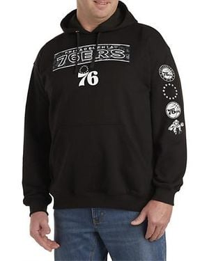 Nba Big & Tall Team Logo Pullover Hoodie - Black