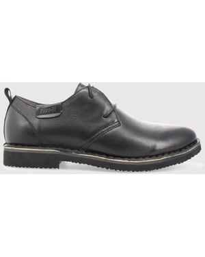 Propet Big & Tall Finn Oxford Shoes - Black