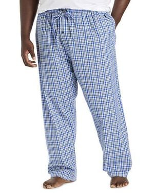 Polo Ralph Lauren Big & Tall Plaid Lounge Pants - Blue