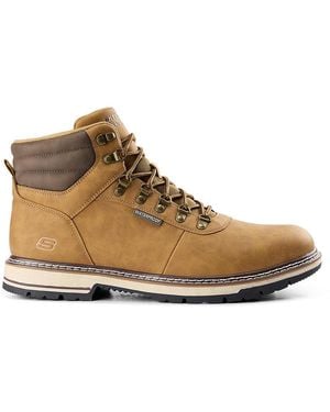 Skechers Big & Tall Corado Waterproof Boots - Brown