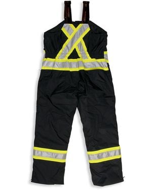 Tough Duck Big & Tall Safety Oxford Overalls - Yellow