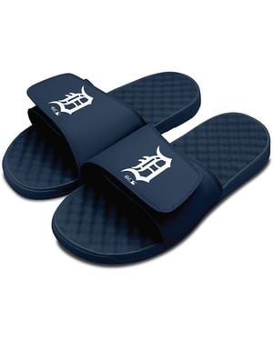 MLB Big & Tall Detroit Logo Islide Sandals12 - Blue