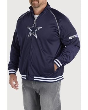 Nfl Big & Tall Zip-Front Track Jacket - Blue