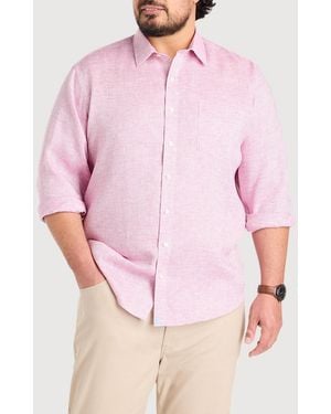 UNTUCKit, Fit By DXL Big & Tall Wildehart Sport Shirt - Pink