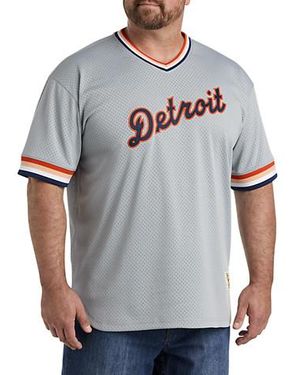 MLB Big & Tall Retro Jersey - Gray