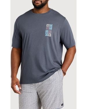 TravisMathew Fit By DXL Big & Tall Cabana T-Shirt - Blue