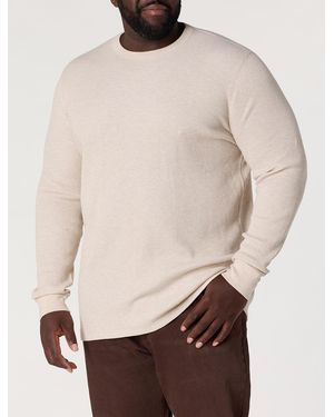 Lucky Brand Big & Tall Thermal Long-Sleeve T-Shirt - Natural