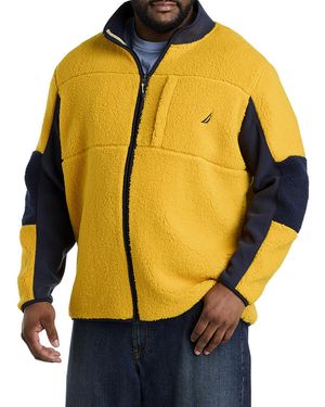 Nautica Big & Tall Elevated Nautex Zip-Front Jacket - Blue