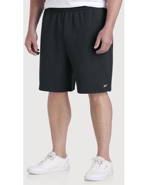 Reebok Big & Tall Performance Fleece Shorts - Black