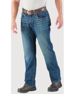 Bernè Big & Tall Flex Relaxed-Fit Bootcut Dungarees - Blue