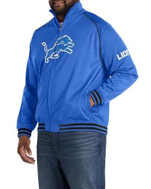 Nfl Big & Tall Zip-Front Track Jacket - Blue