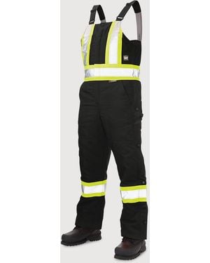 Tough Duck Big & Tall Insulated Safety Overalls - Black