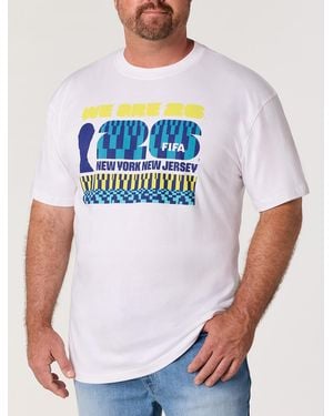 Mls Big & Tall New Jersey Soccer T-Shirt - Blue