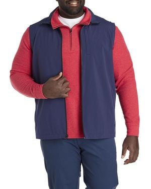 Vineyard Vines Big & Tall Mariner Soft Shell Performance Vest - Blue