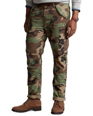 Polo Ralph Lauren Big & Tall Camo Cargo Sweatpants - Green