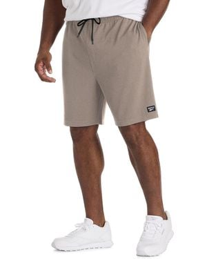 Reebok Big & Tall Performance Textured Shorts - Natural