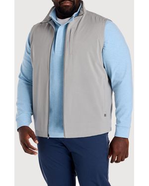 Vineyard Vines Big & Tall Mariner Soft Shell Performance Vest - Blue