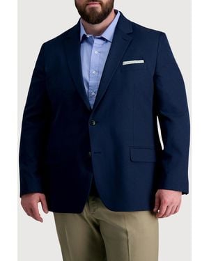 Haggar Big & Tall Active Series Blazer - Blue