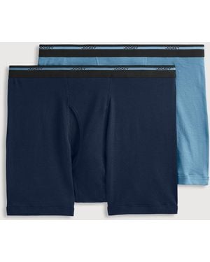 Jockey Big & Tall 2-Pk 5 Inch Boxer Briefs - Blue