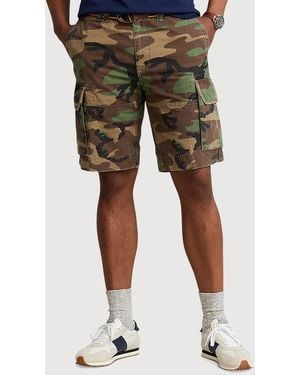 Polo Ralph Lauren Big & Tall Camo Gellar Cargo Shorts - Green