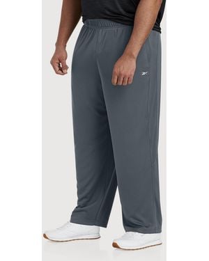 Reebok Performance Double-Knit Open-Hem Pants - Blue