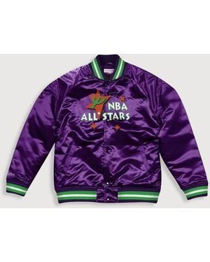 Nba Big & Tall All Star Weekend Bomber Jacket - Purple