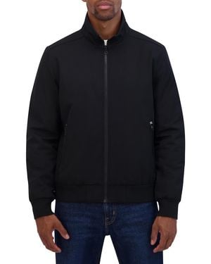 Nautica Big & Tall Softshell Bomber Jacket - Blue