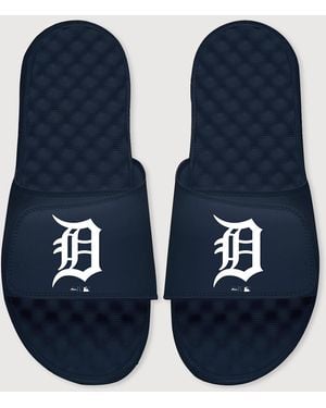 MLB Big & Tall Detroit Logo Islide Sandals12 - Blue
