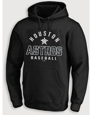 MLB Big & Tall Camo Hoodie - Black