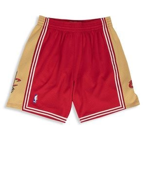 Mitchell & Ness Big & Tall Nba Swingman Shorts - Red