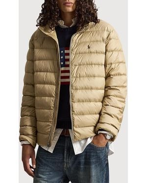 Polo Ralph Lauren Big & Tall Packable Quilted Jacket - Natural
