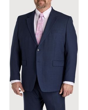 JV Reflex Big & Tall Classic Suit Jacket - Blue