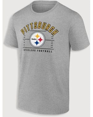 Nfl Big & Tall Heather Team T-Shirt - Gray