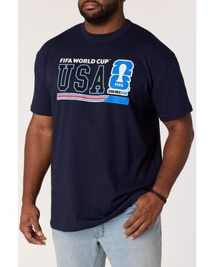Mls Big & Tall Team Usa T-Shirt - Blue