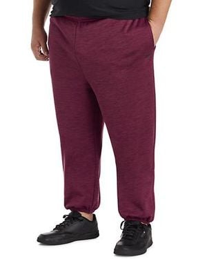Reebok Big & Tall Performance Fleece Pants - Red